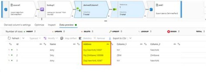 Find and replace function in Alteryx -How it can be done in Azure Data Flow