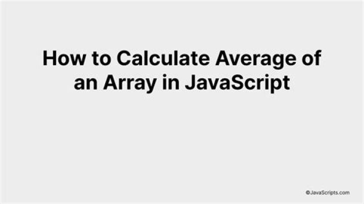 Finding the average of an array using JS [duplicate]