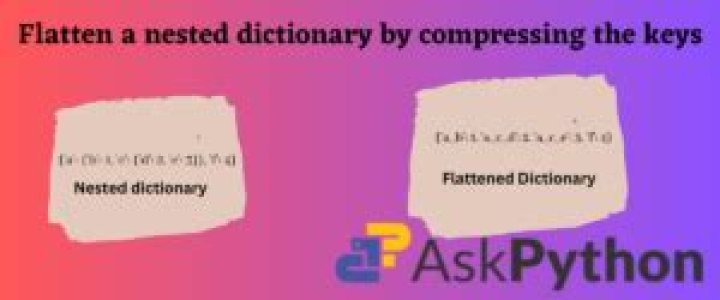 Flatten nested dictionaries, compressing keys