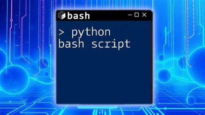Get Python Version with Bash Script