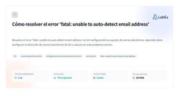 git: fatal unable to auto-detect email address