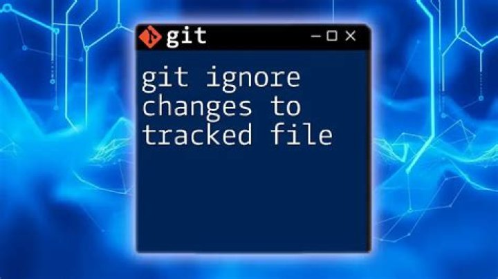 Git ignore local file changes