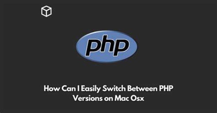 How can I easily switch between PHP versions on Mac OSX?