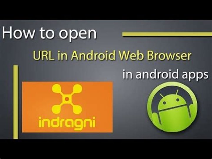How can I open a URL in Android's web browser from my application?