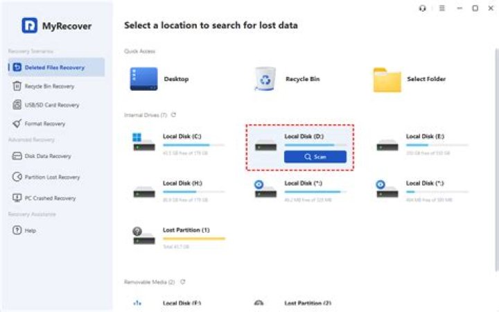 How can I prevent the other user from using the D drive