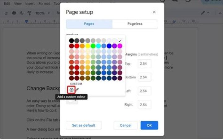 How can I set a specific background color on Sublime Text?