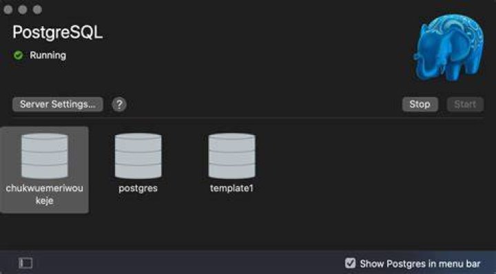 How can I start PostgreSQL server on Mac OS X?