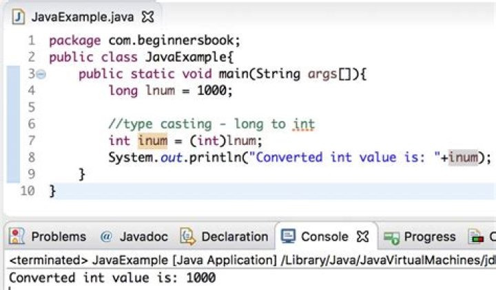 How do I convert from int to Long in Java?