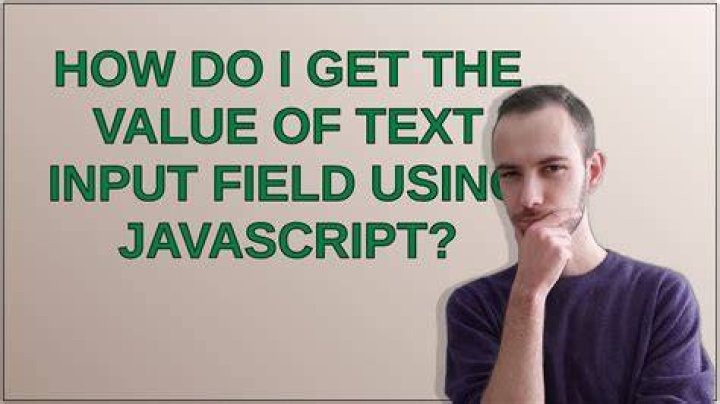 How do I get the value of text input field using JavaScript?