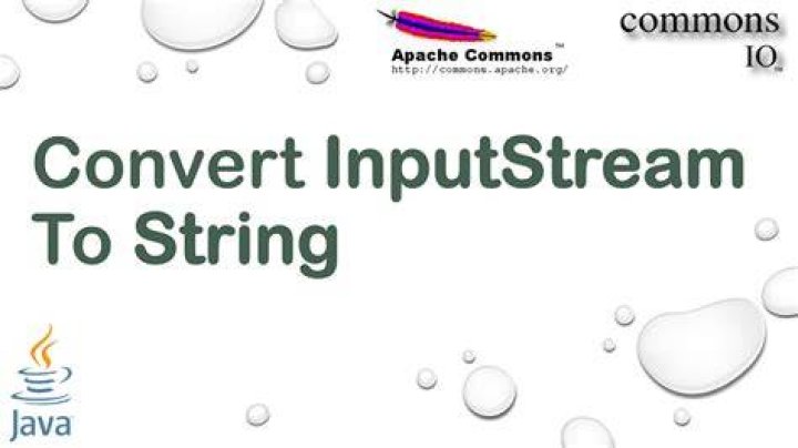 How do I read / convert an InputStream into a String in Java?