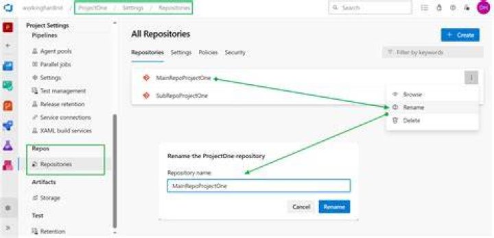How do I rename a repository on GitHub?