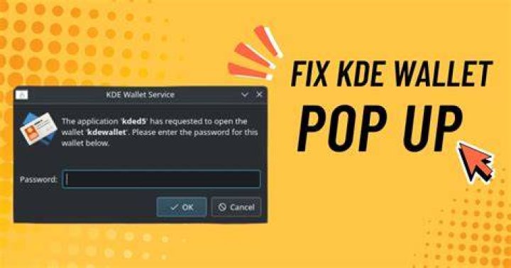 How do I stop KDE wallet password request when connected remotely through VNC