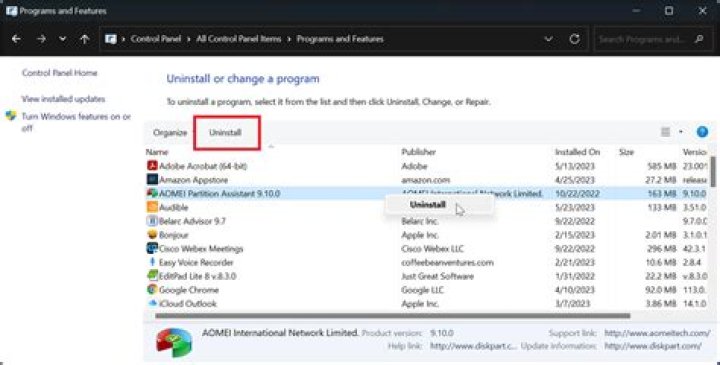 How do I uninstall a Windows service using a PowerShell script?