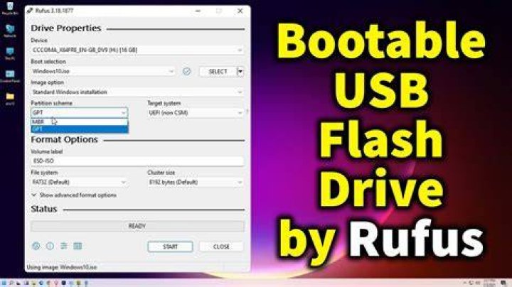 How does a MBR in USB drive works?