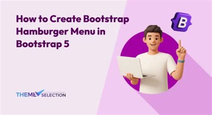How to add hamburger menu in bootstrap