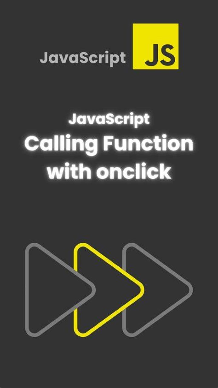 How to Call a JS function using OnClick event