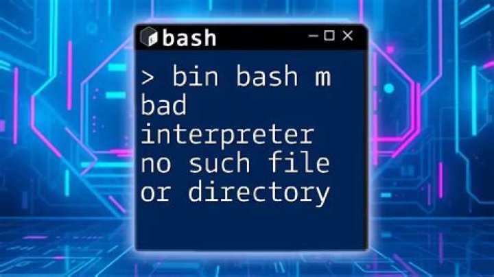 How to catch /bin/bash: bad interpreter error