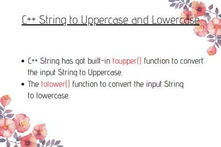 How to Convert a C++ String to Uppercase