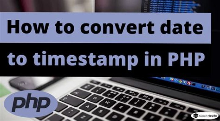 How to convert date to timestamp?