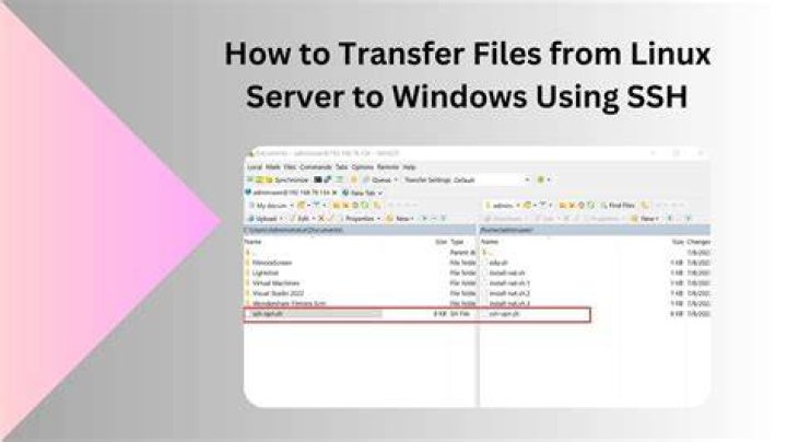 how to copy a file over ssh from a remote machine?(linux to windows)