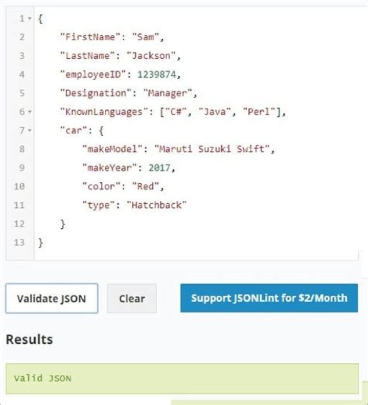 How to create JSON string in C#
