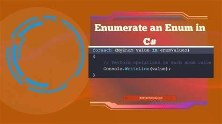 How to enumerate an enum
