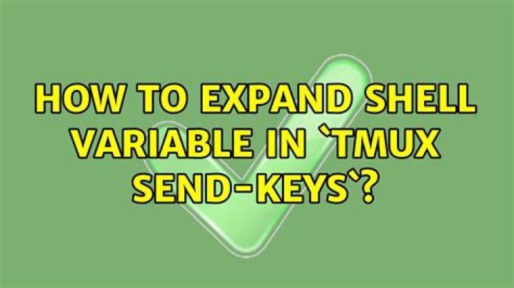 How to expand shell variable in `tmux send-keys`?