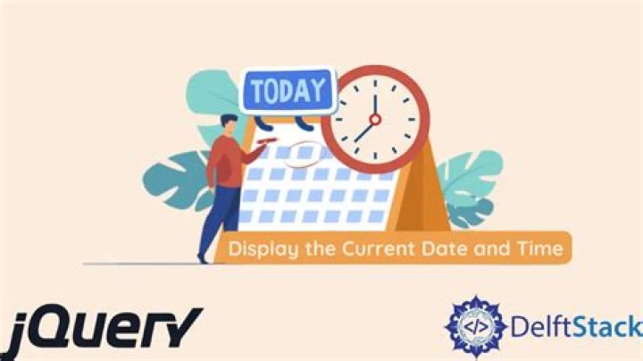 How to get current date in jQuery?
