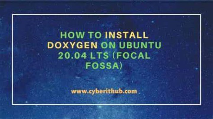 How to install Doxygen on Ubuntu 20.04?