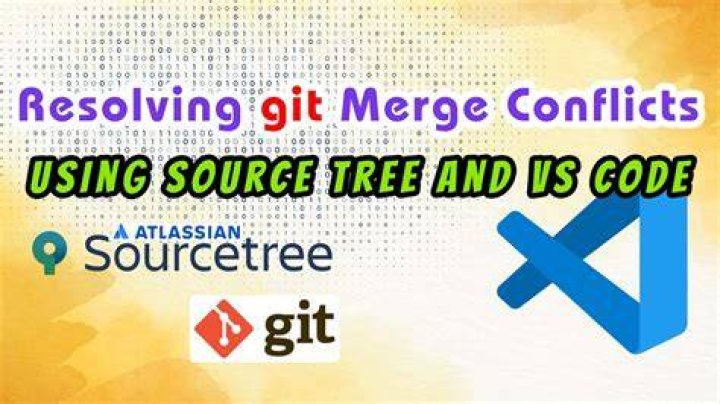 How to interactively (visually) resolve conflicts in SourceTree / git