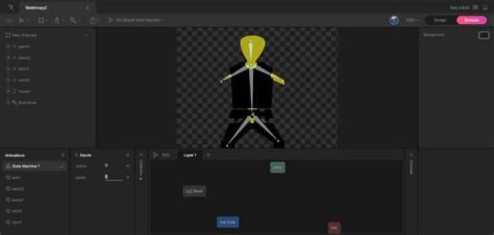 How to make customizable character in Rive