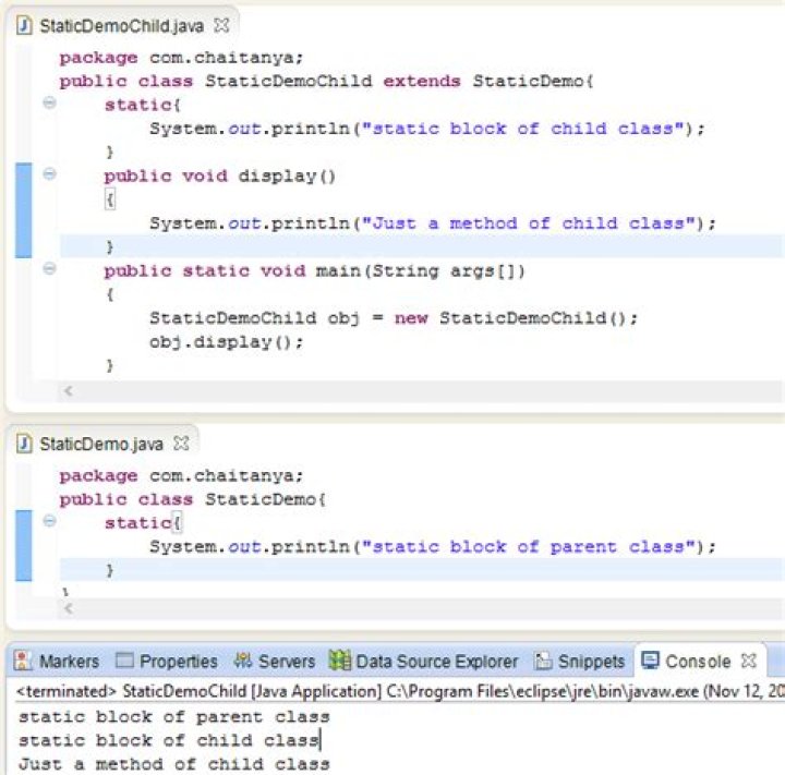 How to pass parameter to static class constructor?