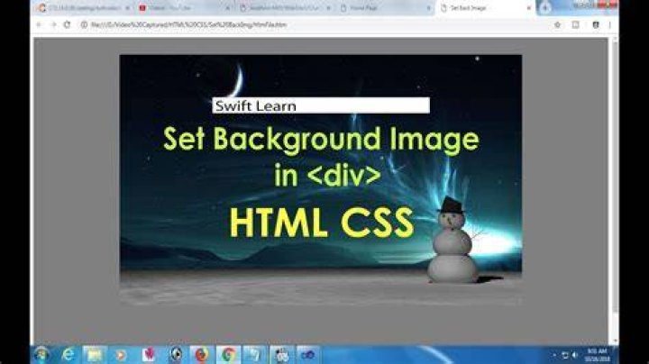 How to put an image in div with CSS?