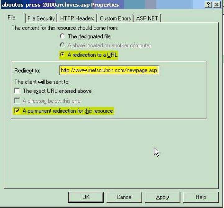 How to redirect with ASP classic