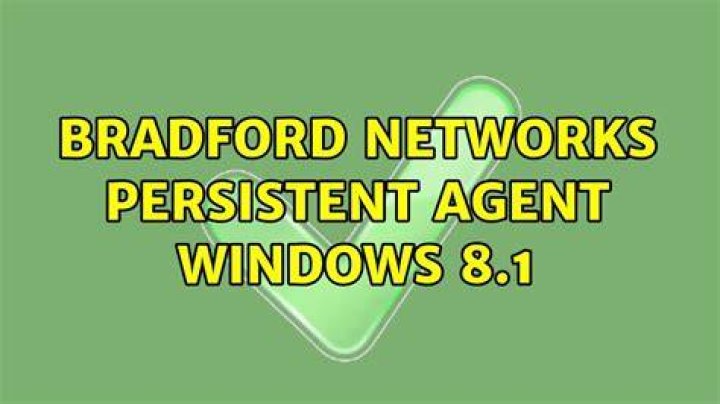 How to remove Bradford Persistent Agent in Catalina