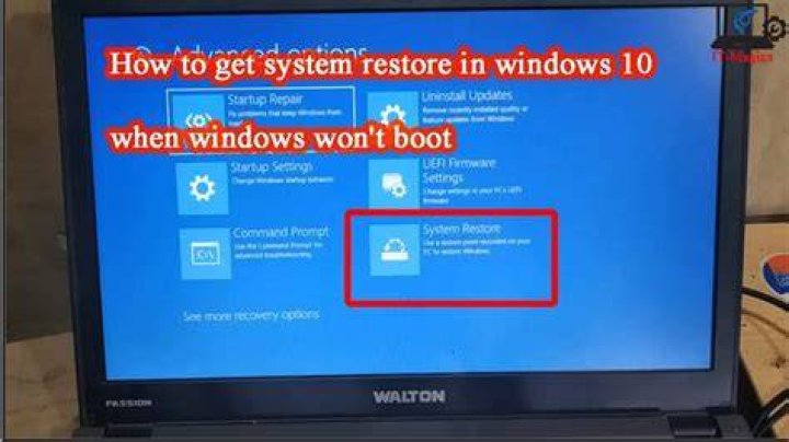 How to restore windows boot