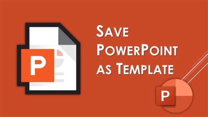 How to save a PowerPoint presentations's template?