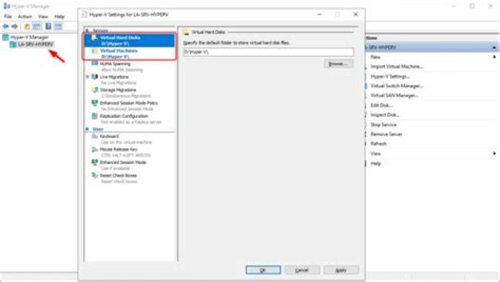 Hyper-V Virtual Machine Network Settings