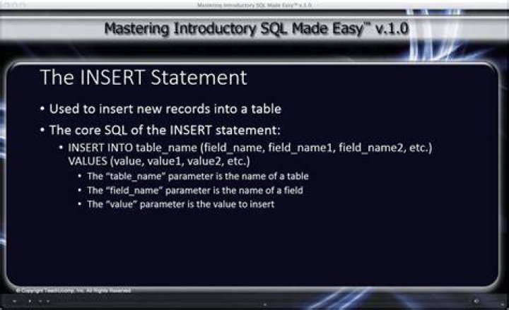 insert
