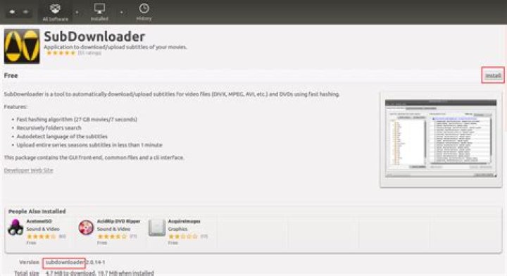 Install subdownloader