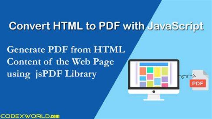 Is it possible to save HTML page as PDF using JavaScript or jquery?