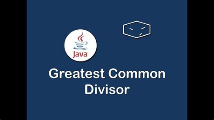 Java: get greatest common divisor