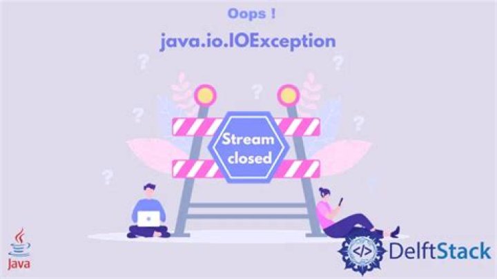 java IO Exception: Stream Closed