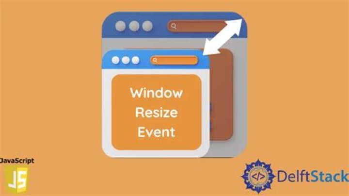 JavaScript window resize event
