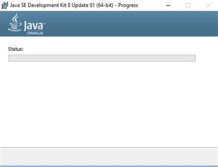 JDK 8 installation does not progress on Windows 10