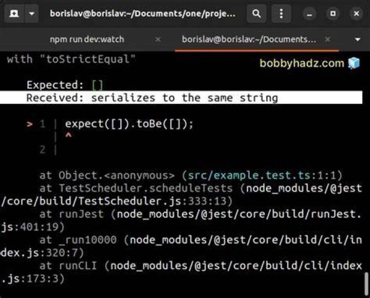 Jest.js error: 
