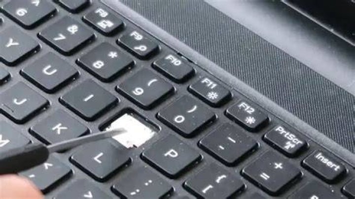 Keys are stuck, not physically