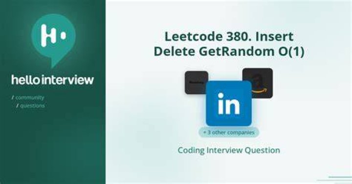 LeetCode 380: Insert Delete GetRandom O(1)
