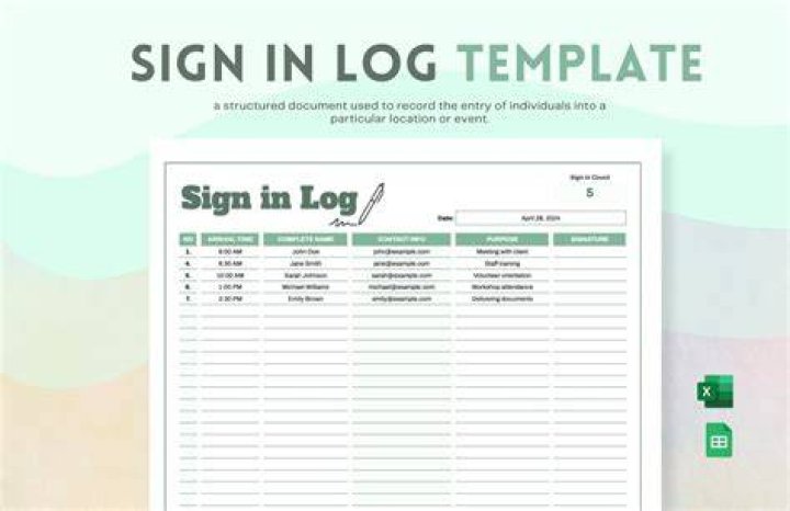 Log in example