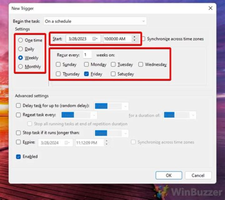Make executing CMD window show when it is ran by a task scheduler
